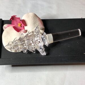 Clear Glass Tree Wine Stopper